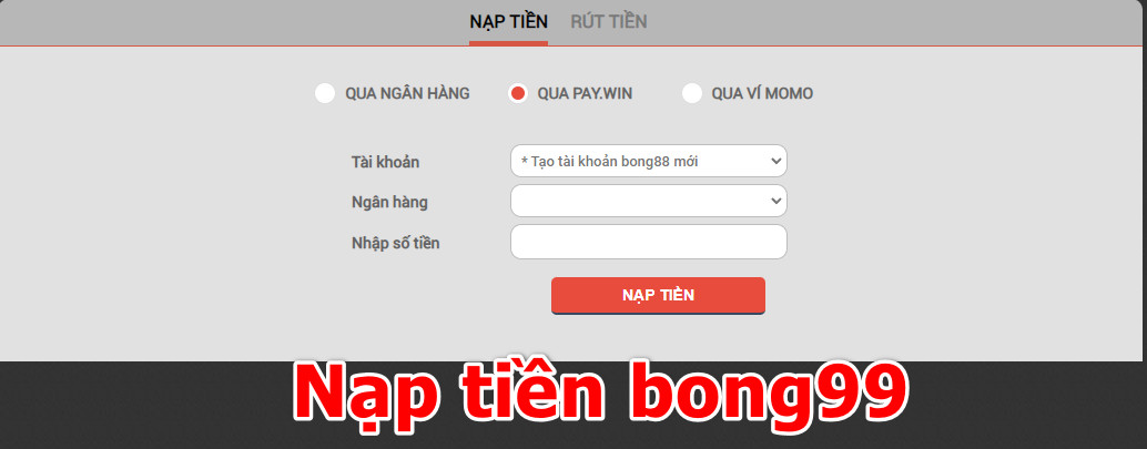 Nạp tiền qua kênh Pay.win