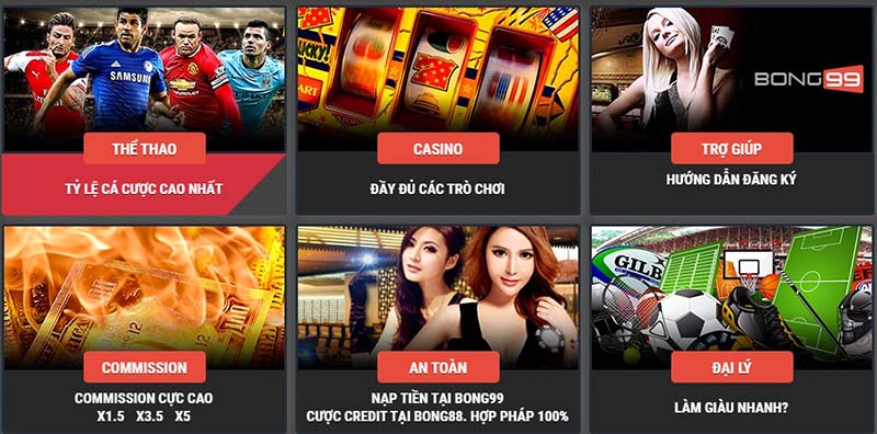 Các trò chơi của nhà cái bong99 hiện nay