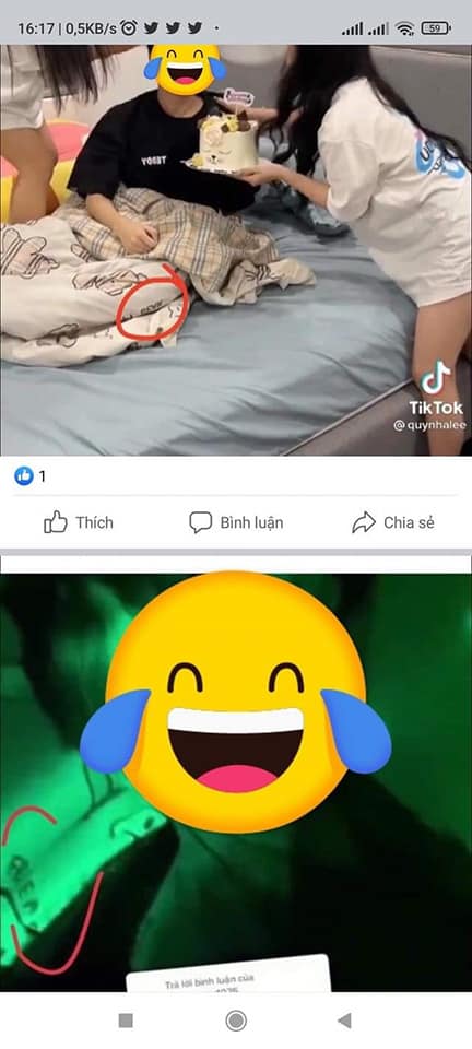 Clip được cho alf giống Quỳnh Alee đang phê pha đồ khi bay lắc