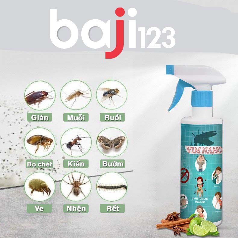 Sử dụng bình xịt muỗi