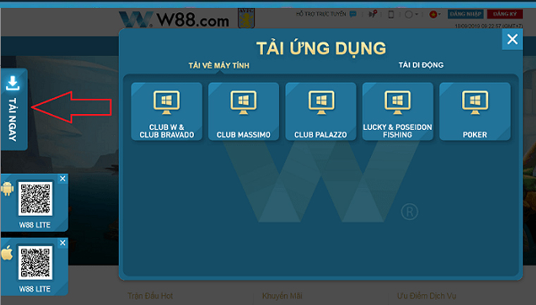 Tải W88 cho máy tính