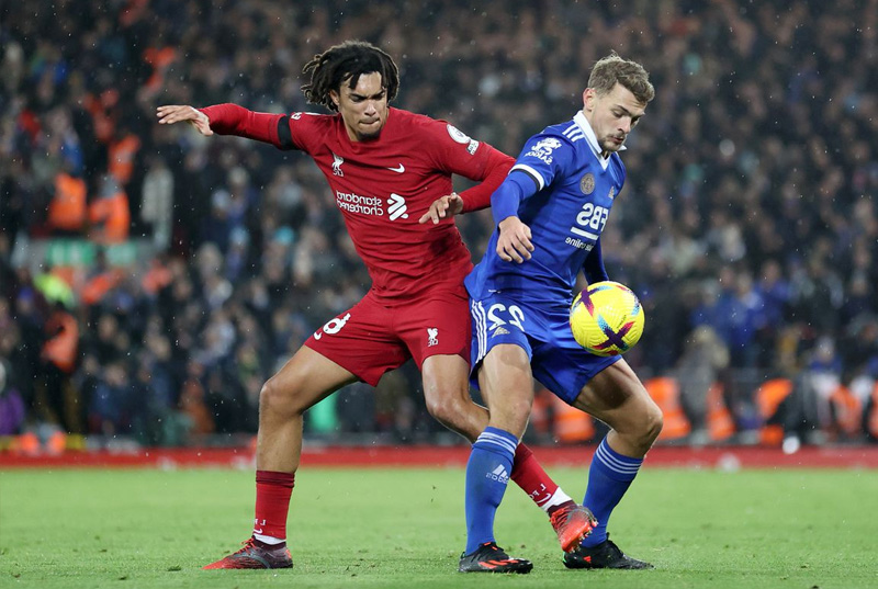 Kèo bóng đá hiệp 1 trận Liverpool vs Leicester City
